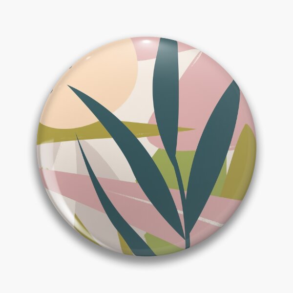 Item preview, Abstract Tropical Monstera Leaf Art with Warm Earthy Tones and Pastel Colors #3 designed and sold by Teeline.