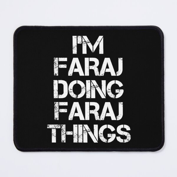 Item preview, Faraj Name T Shirt - I'm Faraj Doing Faraj Things Name Gift Item Tee designed and sold by chezeva.