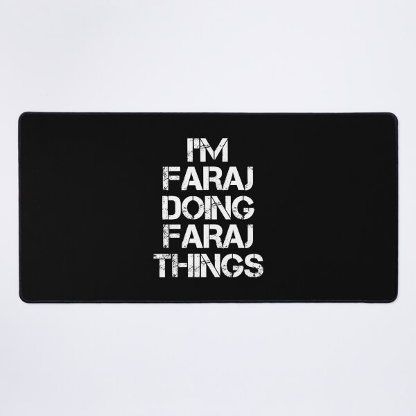 Item preview, Faraj Name T Shirt - I'm Faraj Doing Faraj Things Name Gift Item Tee designed and sold by chezeva.