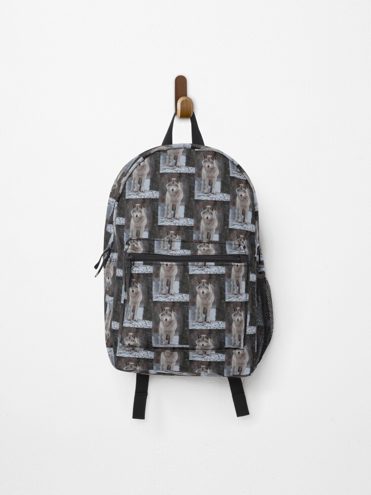 Thumbnail 1 of 3, Backpack, Timber Wolf designed and sold by WolvesOnly.