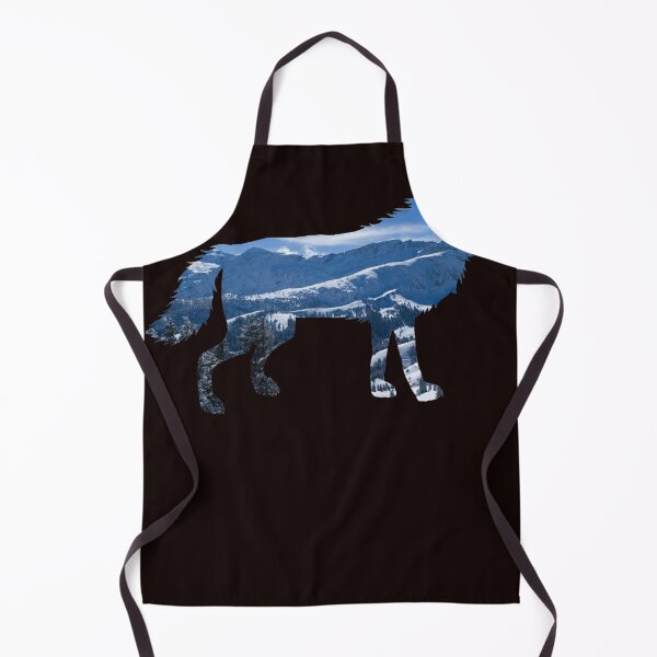 Item preview, Lone Wolf Survives The Mountain Silhouette Art designed and sold by MelisaElder.
