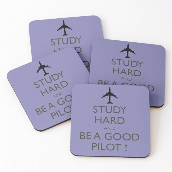 Item preview, STUDY HARD AND BE A GOOD PILOT ! designed and sold by Ljubomir Cvijovic.