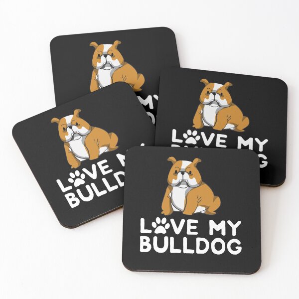 Item preview, Love My Bulldog - English Bulldog designed and sold by KrisSidDesigns.