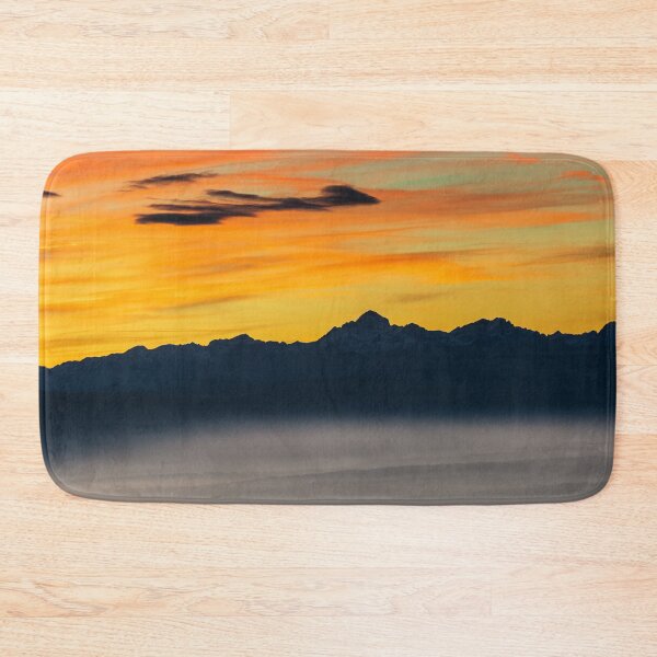 Item preview, Sunset above Triglav foggy valley designed and sold by Patrik Lovrin.