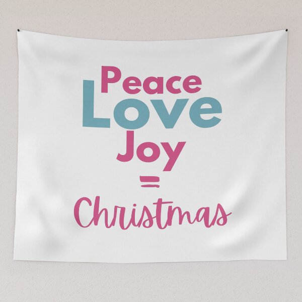 Item preview, Peace,love and joy equals christmas designed and sold by Coolclassy.