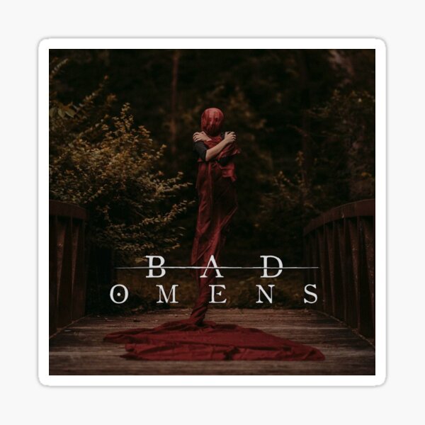 Bad Omens - cover Bad omens Sticker