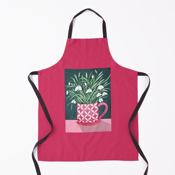 Item preview, Snowdrops in a pink vase (mug!) designed and sold by MagentaRose.