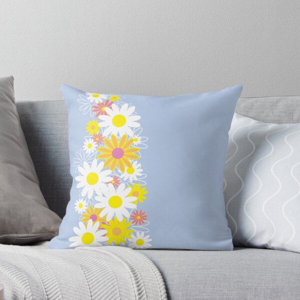 Item preview, Daisy Simple Pattern - Fondo azul claro designed and sold by kfvisuals.
