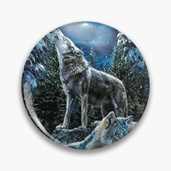 Item preview, The Mountain Men's Wolf Lookout designed and sold by MelisaElder.