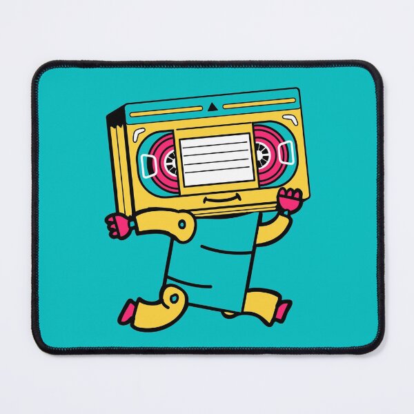 Item preview, Happy Running Retro VHS Robot designed and sold by 4U2NV-LDN.