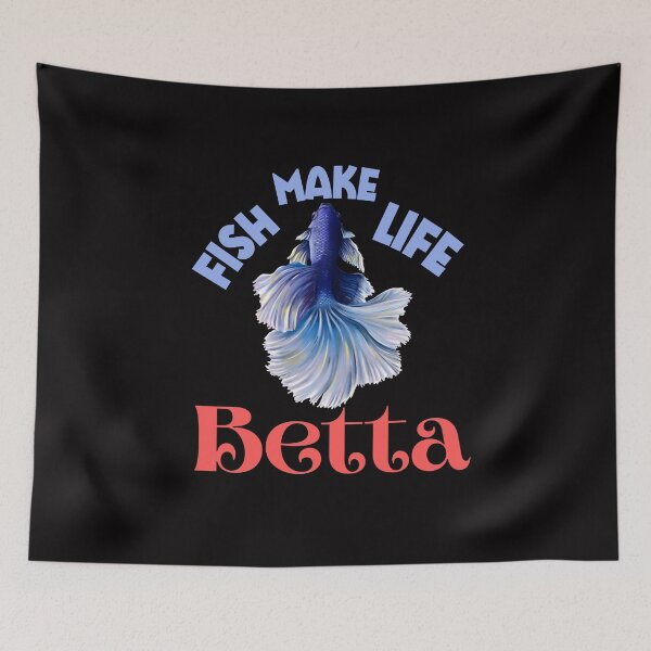 Item preview, Fish Make Life Betta designed and sold by Live  Today.