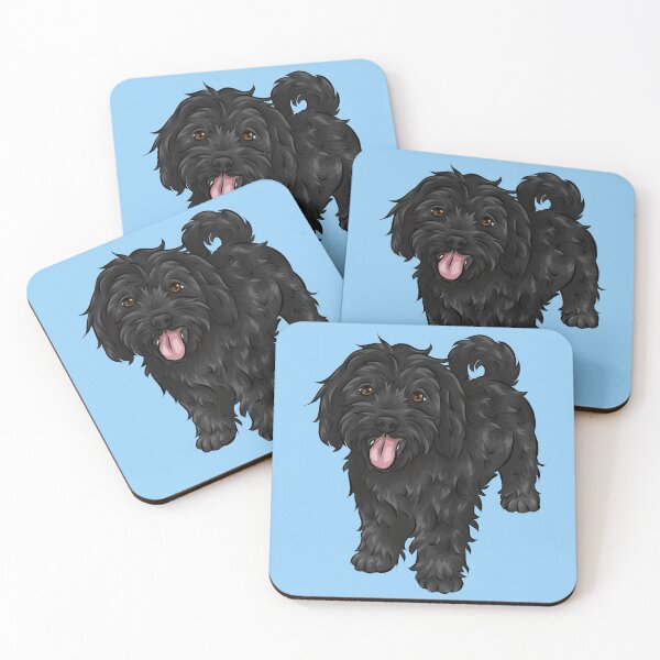 Item preview, Cute Cavapoo | Black | Cute Dog Art designed and sold by shirinsart.