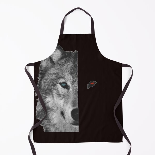 Item preview, Wolf Funny Split Face Wolf Magical Wolves Tee designed and sold by MelisaElder.