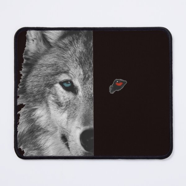 Item preview, Wolf Funny Split Face Wolf Magical Wolves Tee designed and sold by MelisaElder.