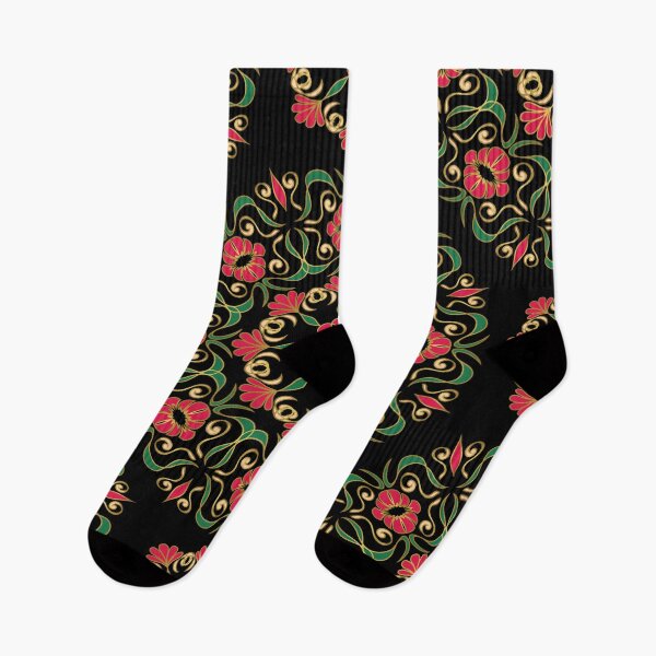 Item preview, Oriental rug Elegant dark pattern with flower mandalas. designed and sold by Perfectwear7.