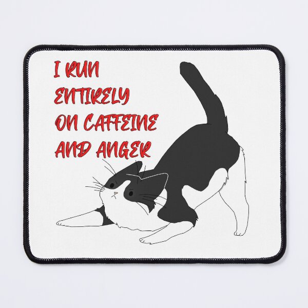 Item preview, Caffeine & Anger designed and sold by GiulsAnnaVada.