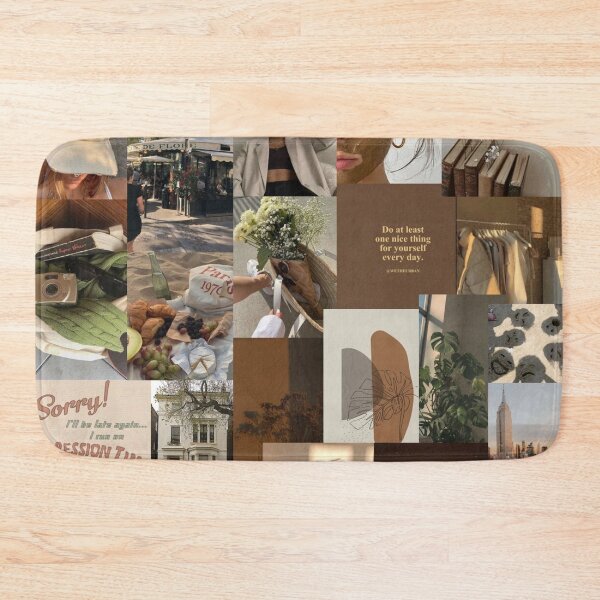 Item preview, earth tones aesthetic collage designed and sold by morgananjos.