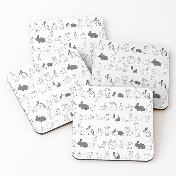 Item preview, Inked bunnies designed and sold by Camilla Fjäder.