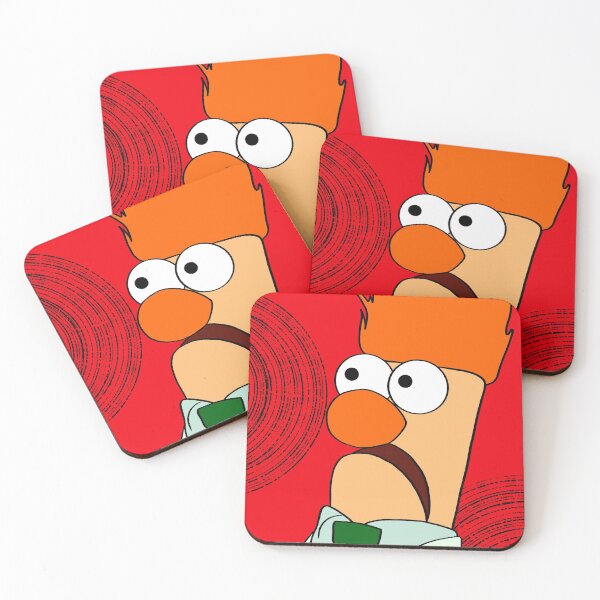 Item preview, Beaker comic portrait (version 1/3 - red background) designed and sold by Jessiwins19.