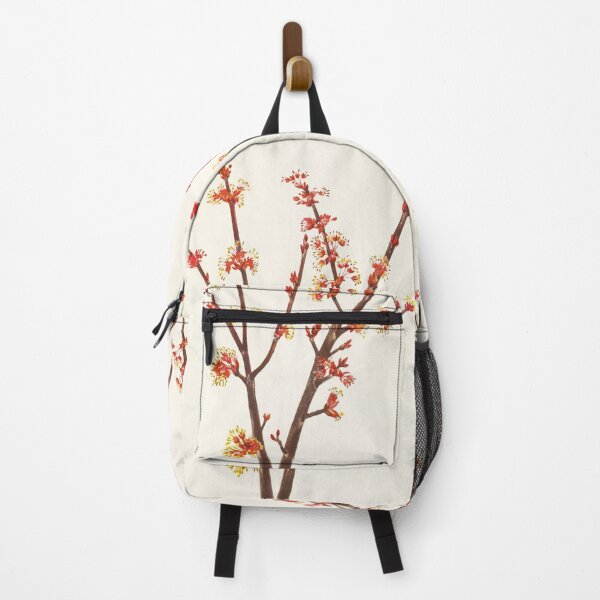Item preview, Red maple flowers - Botanical Illustration designed and sold by chimakingthings.
