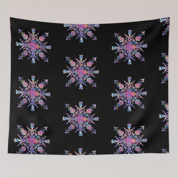 Item preview, cute koi fish mermaid art color pattern  designed and sold by tenkenryujin.