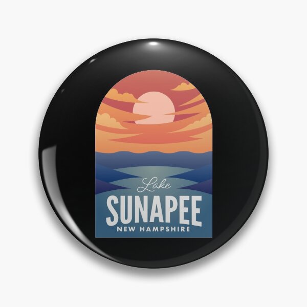 Item preview, Lake Sunapee NH Retro Sunset designed and sold by HalpinDesign.