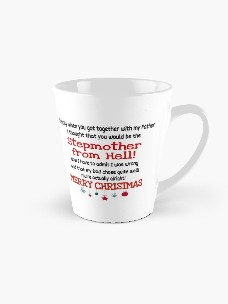 Stepmother From Hell Funny Christmas Present. Step Mom  Coffee