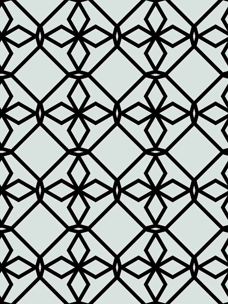 Aperçu 5 sur 5. Robe trapèze avec l'œuvre Black and Blue Gray Tessellation Line Pattern 34 Pairs DV 2022 Popular Colour Mellow Blue 0468 créée et vendue par ColorOfTheYears.