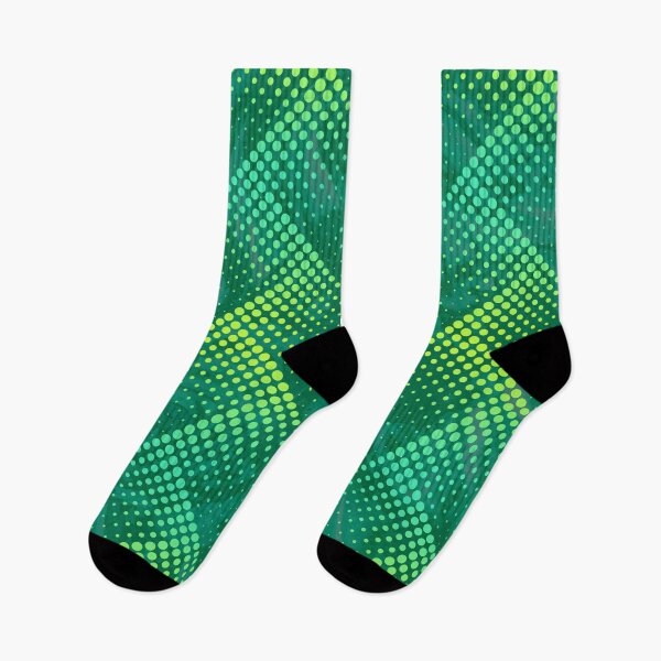 Item preview, Geometric pattern green shades,cool pattern designed and sold by MoSaid.
