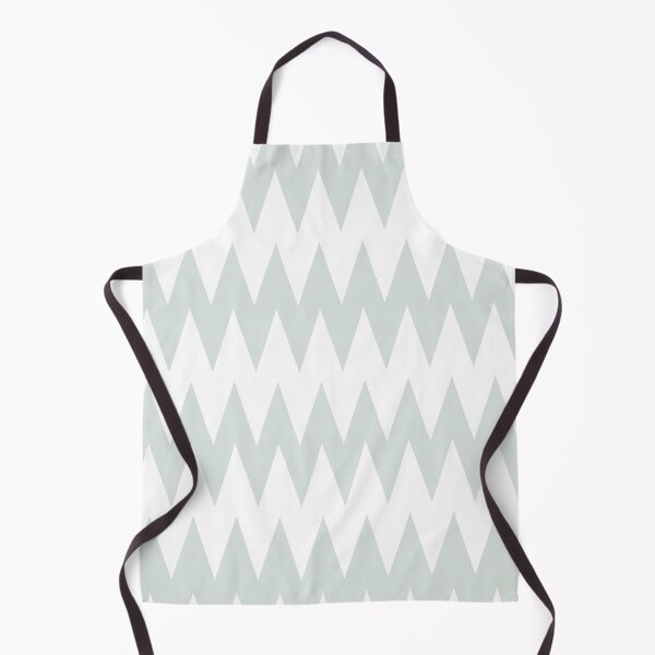 Artikelvorschau, Blue Gray and White Zig Zag Line Stripe Pattern Pairs DV 2022 Popular Colour Mellow Blue 0468 entworfen und verkauft von ColorOfTheYears.