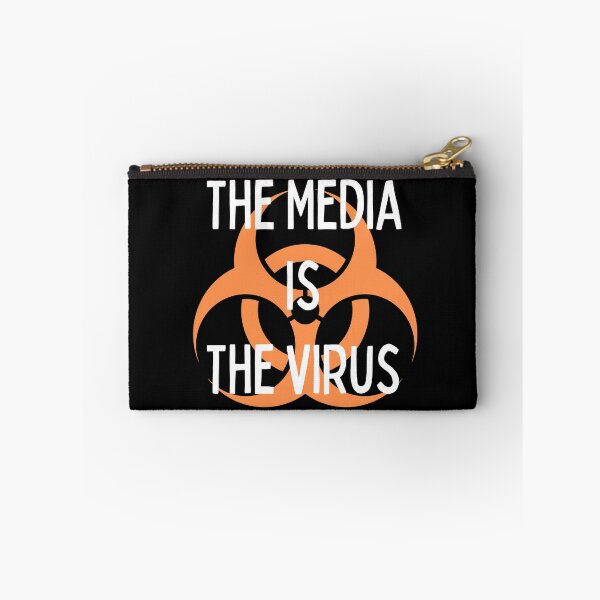Item preview, The Media Is the Virus designed and sold by NerdGrrl.