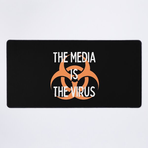 Item preview, The Media Is the Virus designed and sold by NerdGrrl.