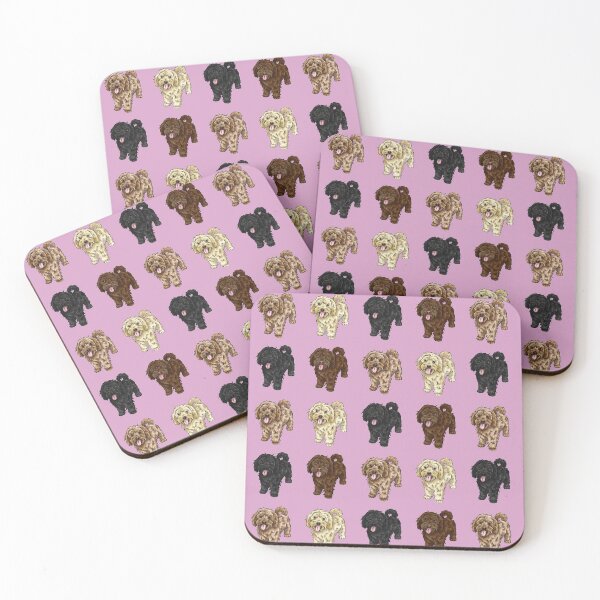 Item preview, Cavapoo Collection | Ginger | Black | Yellow | Chocolate | Cute Dog Art designed and sold by shirinsart.
