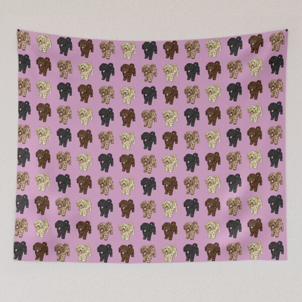 Item preview, Cavapoo Collection | Ginger | Black | Yellow | Chocolate | Cute Dog Art designed and sold by shirinsart.