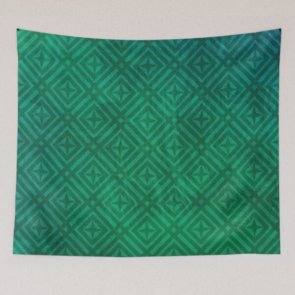 Item preview, Geometric Pattern Green Shades,Cute pattern designed and sold by MoSaid.