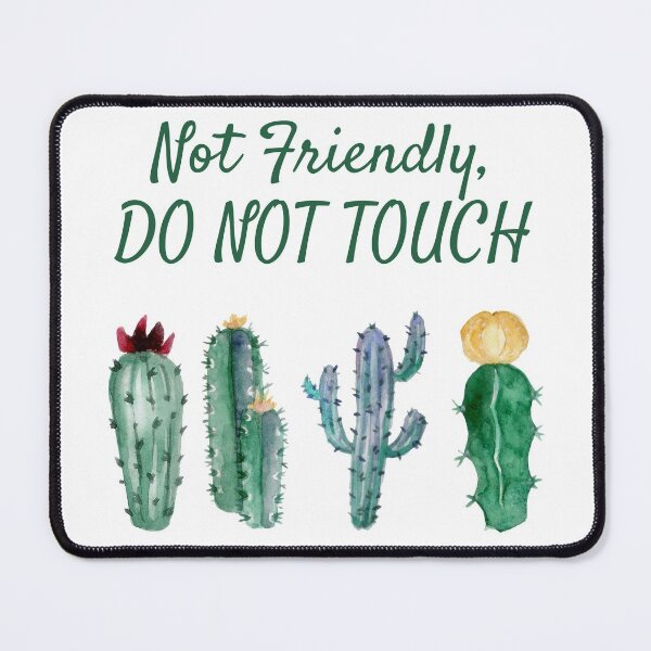 Item preview, Not Friendly Do Not Touch designed and sold by yyolka.