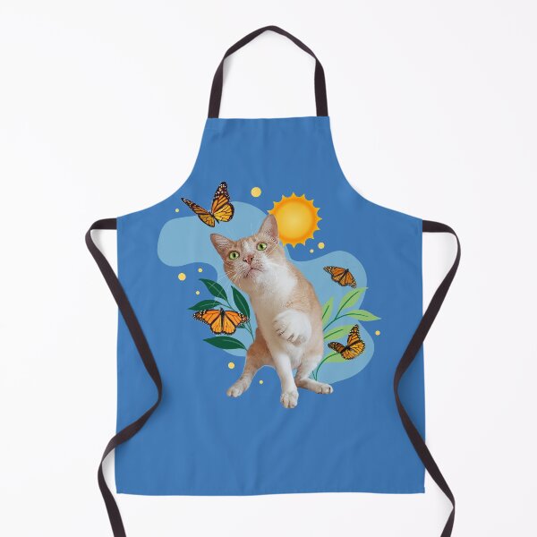 Item preview, Playful Kitty Chasing Butterflies designed and sold by leBoosh-Designs.