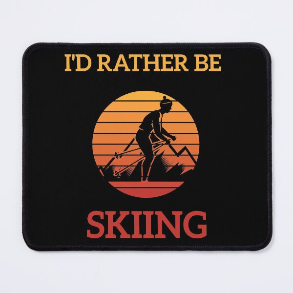 Item preview, I'd Rather To Be Skiing: Vintage ski t-shirt designed and sold by GutsStore.