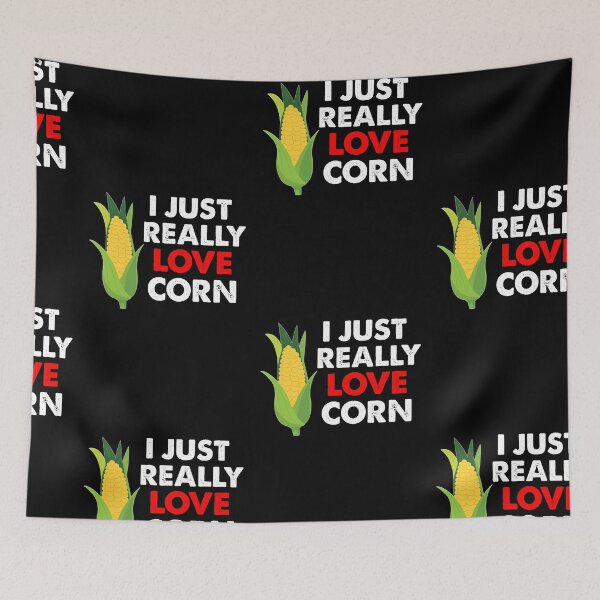 Item preview, I Just Really Love Corn, Corn On The Cob designed and sold by SportyDogShop.
