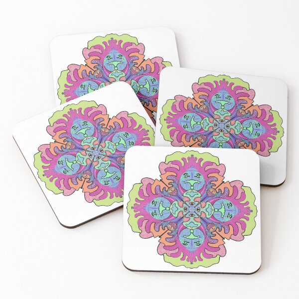 Item preview, colorful cheerful cute pattern  designed and sold by tenkenryujin.