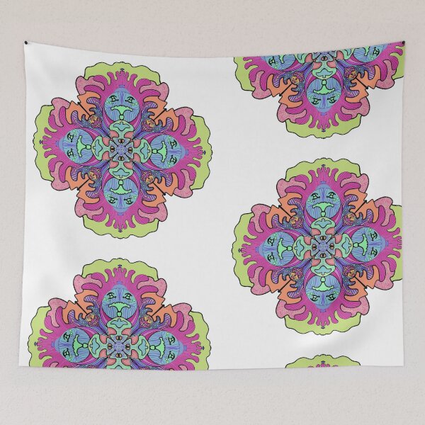 Item preview, colorful cheerful cute pattern  designed and sold by tenkenryujin.