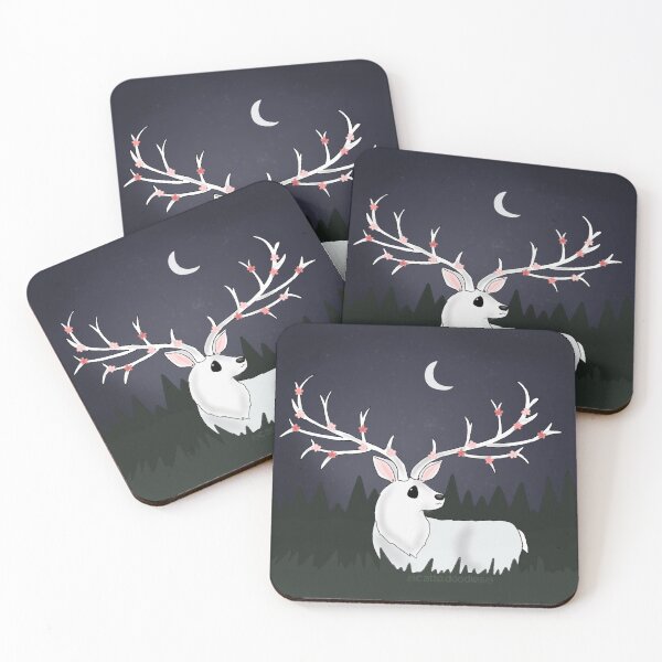 Item preview, Mystical White Stag designed and sold by Cattodoodles.