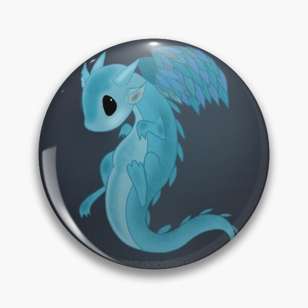 Item preview, Blue Crystal Dragon designed and sold by Cattodoodles.