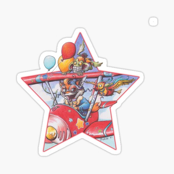 Hi flyers Sticker