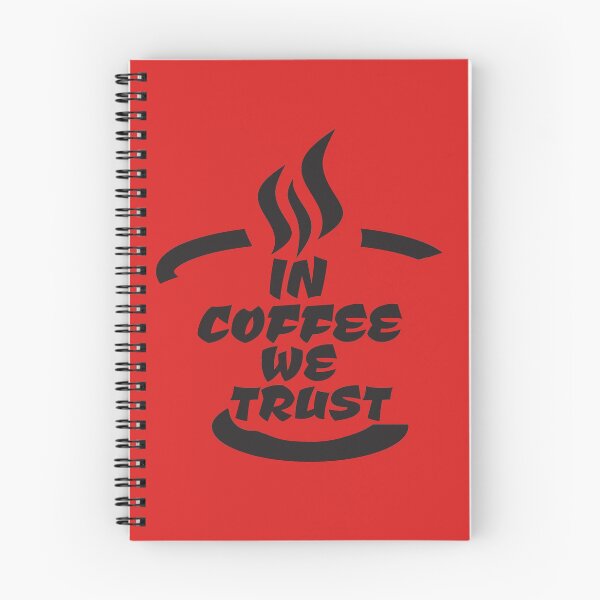 Item preview, In Coffee We Trust,  Funny Coffee Quote, Coffee Lover Gift, Coffee Design designed and sold by DesignHouse07.
