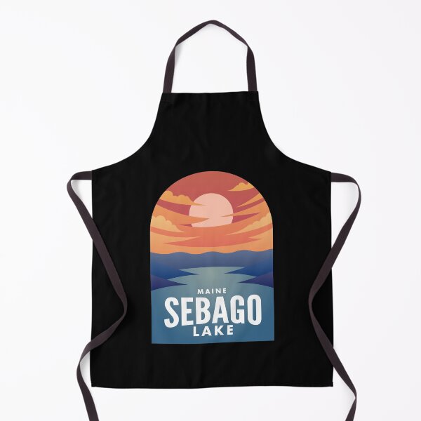 Item preview, Sebago Lake ME Retro Sunset designed and sold by HalpinDesign.