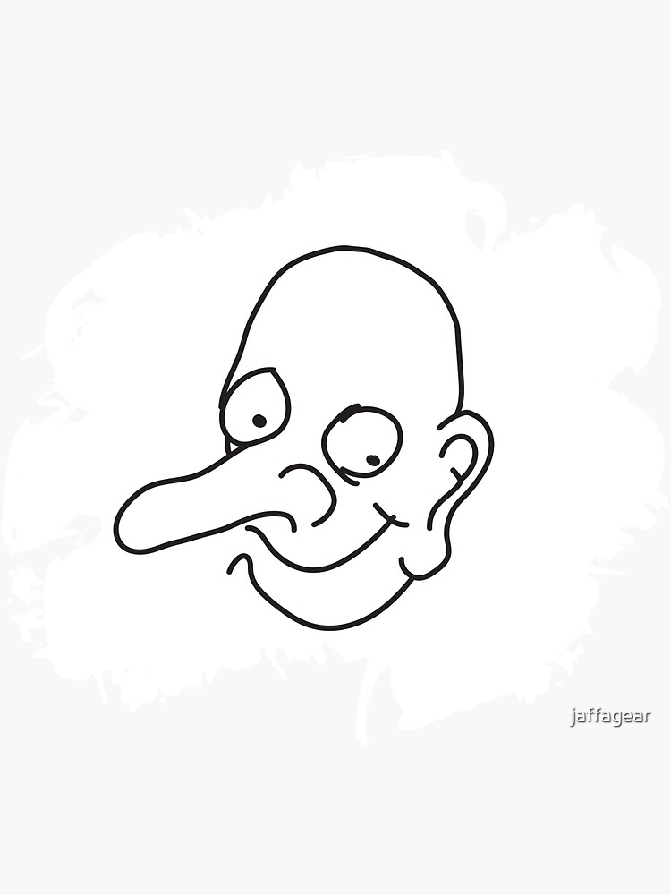 Mr Bean Meme Face sticker