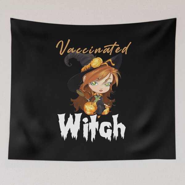 Item preview, Vaccinated Witches Nurse Halloween Costume Nurse Lover COVID Gift designed and sold by Rachiirt.