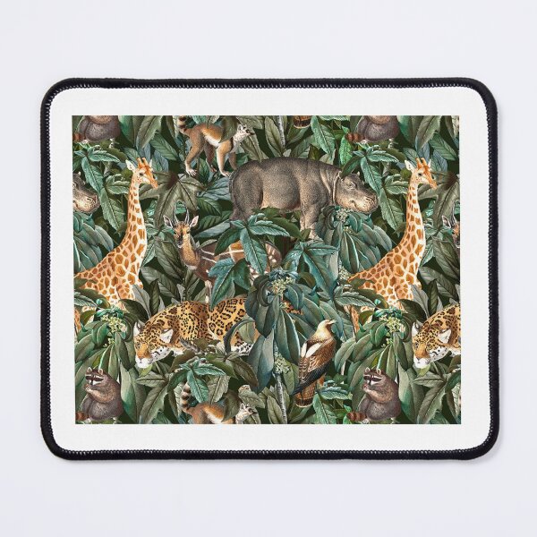 Item preview, Aesthetic Savanna Animals Pattern Art Print designed and sold by Eva Vincent.