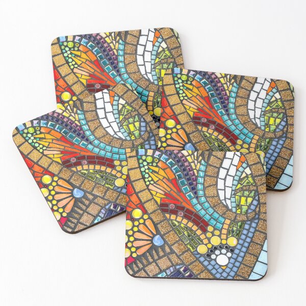 Item preview, Swirling Spring Mosaic Art, Vertical designed and sold by Sherifoxmosaics.
